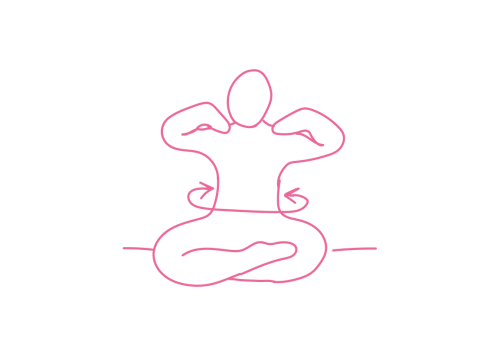 Повороты туловища влево-вправо в Простой Позе под трек Кулванта Сингха «Джап Сахиб Последние четыре строки» (2 мин 30 сек)