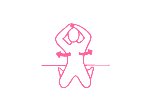 Повороты влево-вправо в Позе Холостяка — упражнение Кундалини Йоги