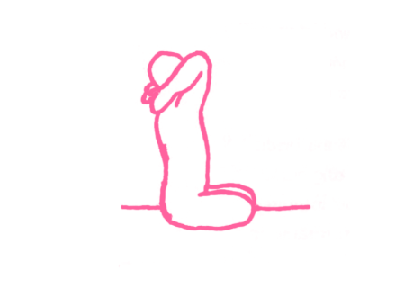 Повороты влево-вправо в Простой Позе с тыльной стороной ладоней за шеей (2 мин). Упражнение Кундалини Йоги 2