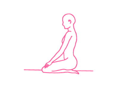 Поза Алмаза или Скалы (Ваджрасана) в Кундалини Йоге