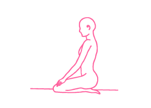 Поза Алмаза (Поза Скалы, Ваджрасана)