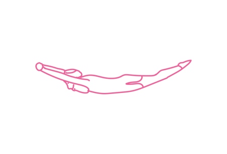 Поза Лодки с Дыханием Огня и руками в Замке Венеры (1 мин – 2 мин)