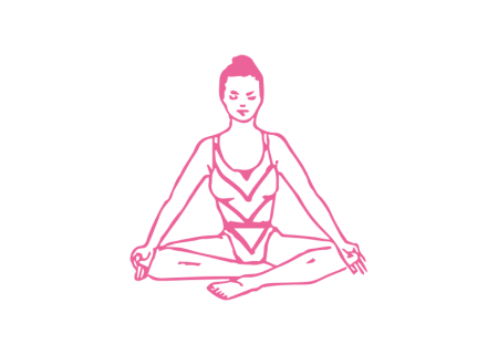 Простая поза кундалини йога