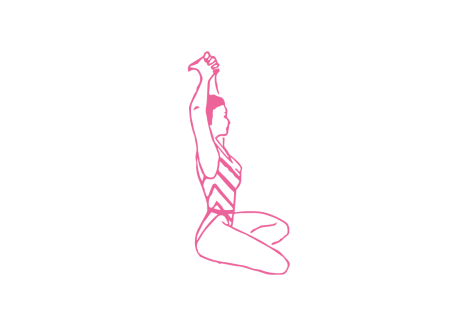 Поза Шакти с большими пальцами назад Кундалини Йога