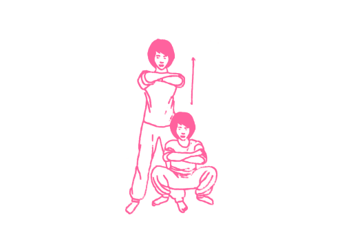 Приседания в Позу Ворона со скрещенными руками и мантрой СА ТА НА МА (3 мин)