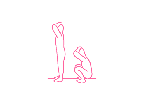 Приседания в Позу Ворона (1 мин). Упражнение Кундалини Йоги 1