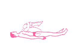 Прижимание колен к груди в Позе Трупа. Упражнение Кундалини Йоги