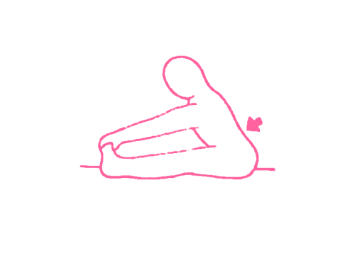 Прогибы позвоночника, захватив пальцы ног руками 1