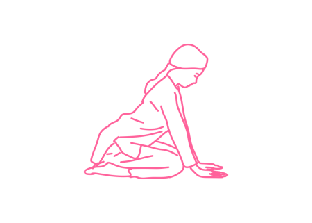 Прогибы спины в Позе Скалы, ладони касаются пола (2 мин) Прогибы спины в Позе Скалы, ладони касаются пола (2 мин)