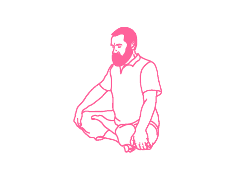 Прогибы верхнего отдела позвоночника в Простой Позе (2-3 мин). Упражнение Кундалини Йоги