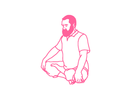 Прогибы верхнего отдела позвоночника в Простой Позе (2-3 мин). Упражнение Кундалини Йоги