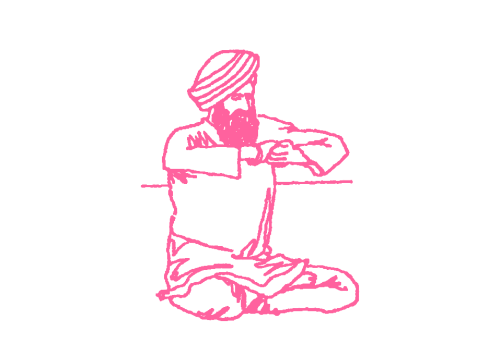 Простая Поза с руками в Замке Медведя. Упражнение Кундалини Йоги