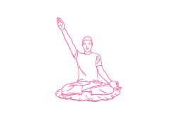 Простая Поза с вытянутой на 60 градусов рукой (10 мин). Упражнение Кундалини Йоги