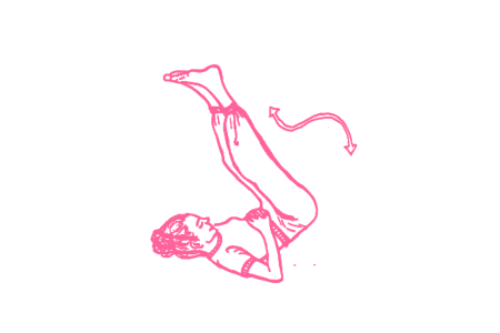 Подпрыгивания в положении лежа. Упражнение Кундалини Йоги 2