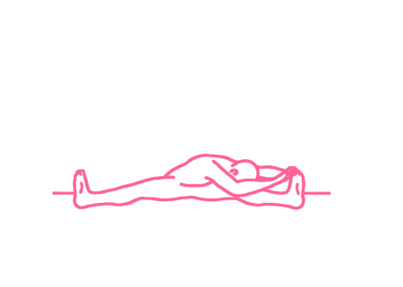 Растяжение жизненного нерва, вариация (1-3 мин) - упражнение кундалини йоги 2