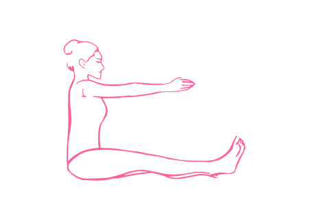 Растяжение сидя в позе буквы U - Кундалини Йога