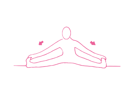 Растяжение Жизненного Нерва, касаясь носом колен. Кундалини Йога