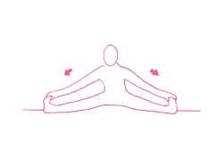 Растяжение Жизненного Нерва, касаясь носом колен. Кундалини Йога