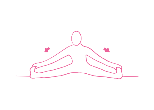 Растяжение Жизненного Нерва, касаясь носом колен. Кундалини Йога