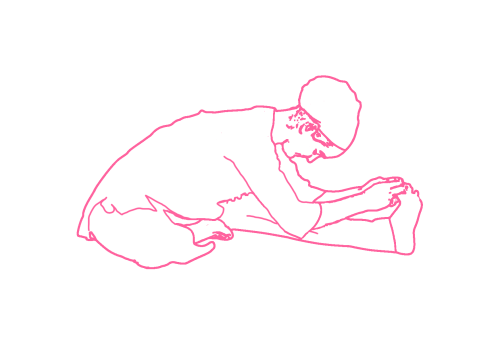 Растяжение жизненного нерва с медленным глубоким дыханием (2-4 мин) 1