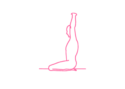 Руки над головой с переплетенными пальцами (1 мин 15 сек). Упражнение Кундалини Йоги