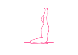 Руки над головой с переплетенными пальцами (1 мин 15 сек). Упражнение Кундалини Йоги