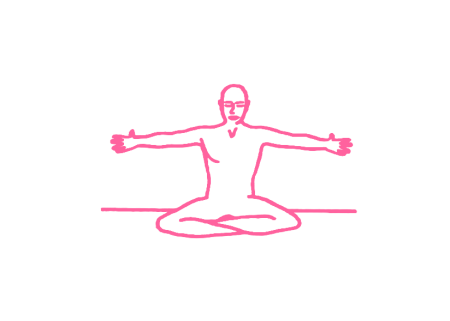 Сгибания рук к груди (3 мин). Упражнение Кундалини Йоги 1