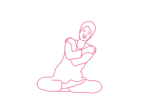 Сгибания в талии со скрещенными руками - Кундалини Йога