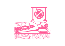 Медитация с расслаблением на спине под звуки гонга (6 мин)