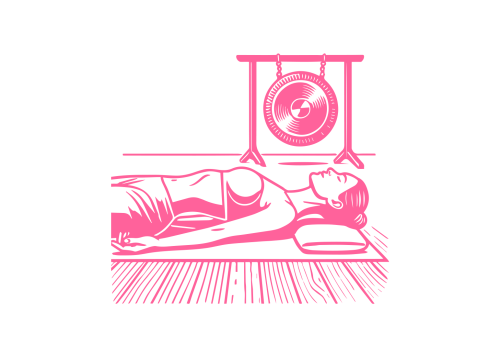 Расслабление в шавасане под звуки гонга (5 мин)