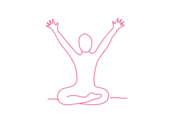 Скрещивание рук над головой с ладонями вперед 1