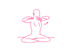 Скручивания позвоночника в Простой Позе. Кундалини Йога