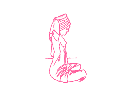 Сплетение пальцев рук за спиной. Упражнение Кундалини Йоги