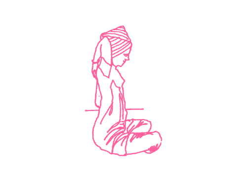 Сплетение пальцев рук за спиной. Упражнение Кундалини Йоги