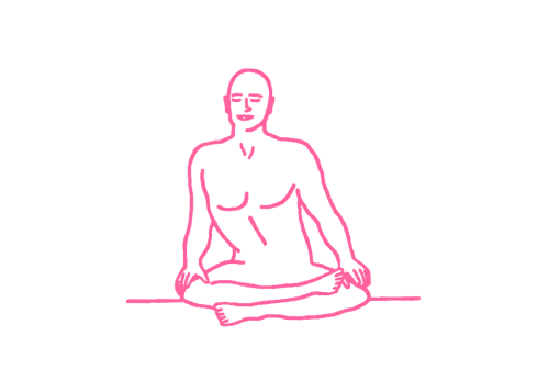 Вращение туловищем вправо Кундалини йога картинка