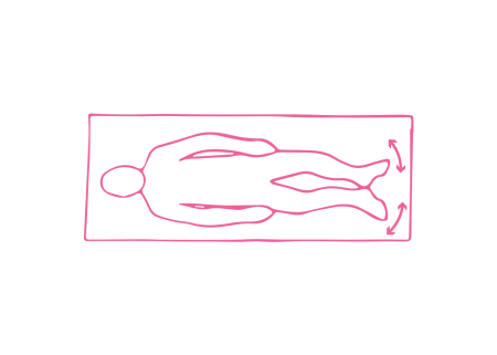 Сведение и разведение пальцев ног (4 мин)