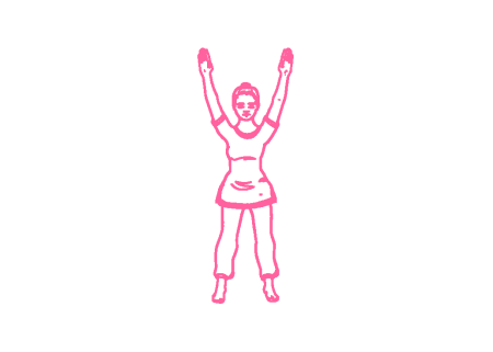 Текучий танец с наклонами к полу (3-5 мин)