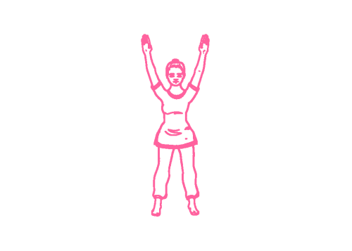 Текучий танец с наклонами к полу (3-5 мин)