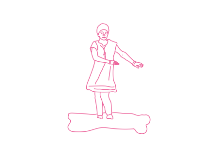 Тряска бёдрами стоя, поочередно сгибая колени (8 мин)