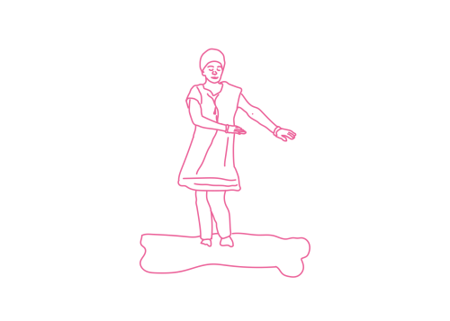 Тряска бёдрами стоя, поочередно сгибая колени (8 мин)