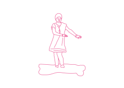 Тряска бёдрами стоя, поочередно сгибая колени (8 мин)