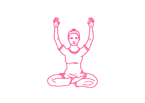 Тряска телом в Простой Позе (2-4 мин) Кундалини Йога