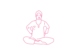 Удары кулаками по спине (1 мин). Кундалини Йога упражнение