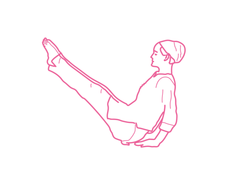 Удерживание ног под углом 60 градусов (1-3 мин). Упражнение Кундалини Йоги