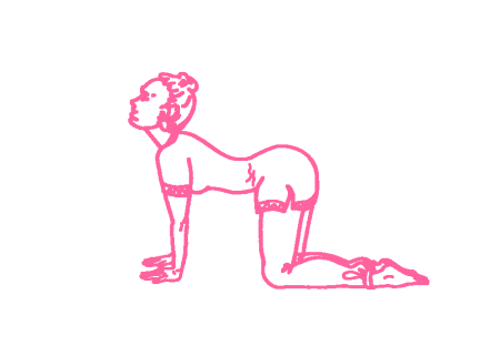 Упражнение «Кошка-Корова» (время не указано) 1