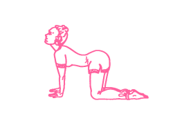 Упражнение «Кошка-Корова» (время не указано) 1