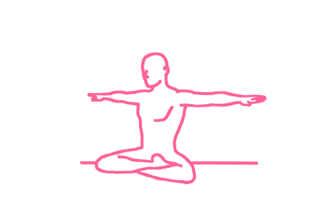 Махи руками в простой позе (5 мин). Упражнение Кундалини Йоги 2