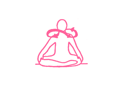 Вращение головой по «восьмерке» (30 сек) - кундалини йога упражнение