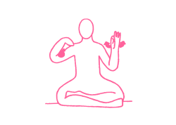 Вращение кистью левой руки и корпусом (5,5 мин). Упражнение Кундалини Йоги