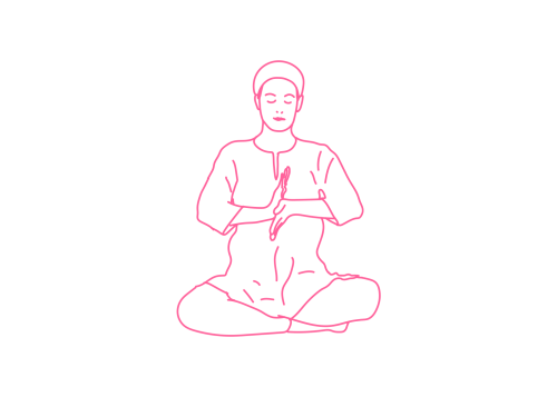 Вращение ладонями на уровне груди. Кундалини Йога